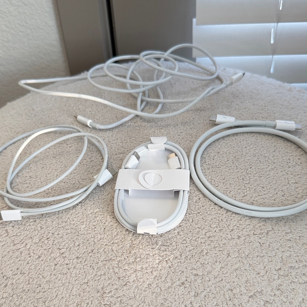 Apple type c White Charging Cable